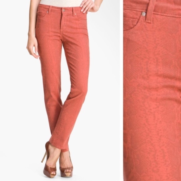 NYDJ | Sheri Python Print Skinny Jeans - Picture 1 of 15